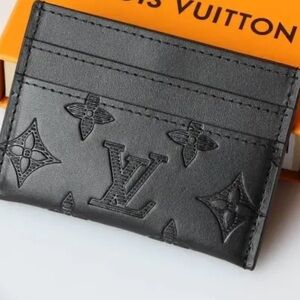 Louis Vuitton Monogram Black Card Holder